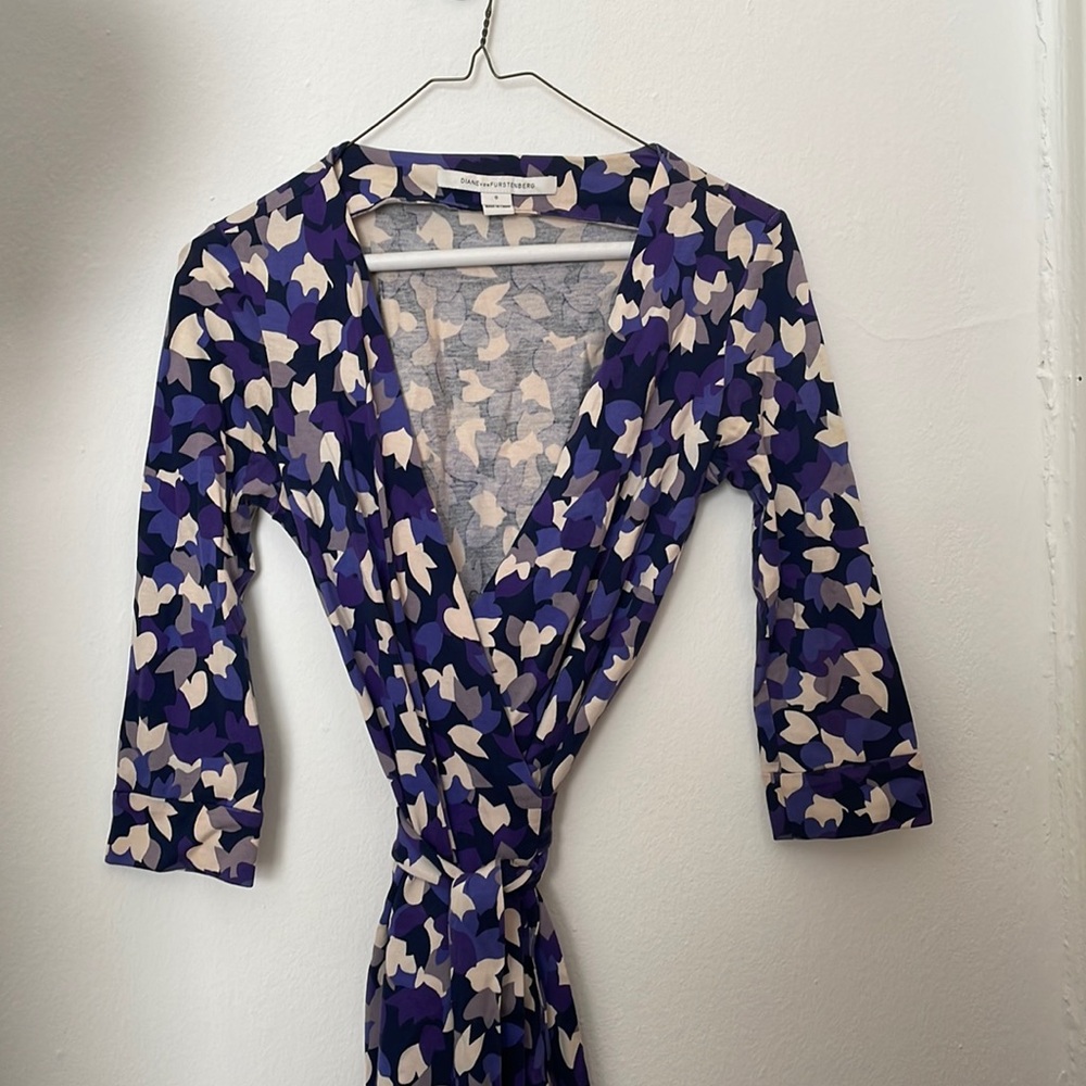 DVF wrap dress size 0